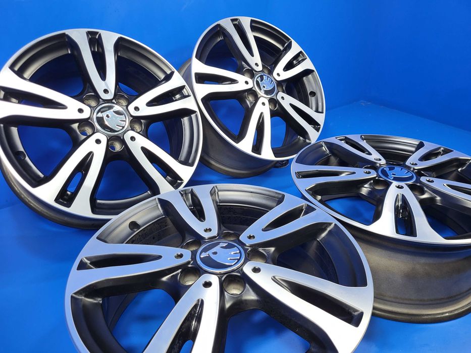 Vand jante 5x112 R16 bicolore pt Skoda Octavia-Superb-Karoq-Yeti