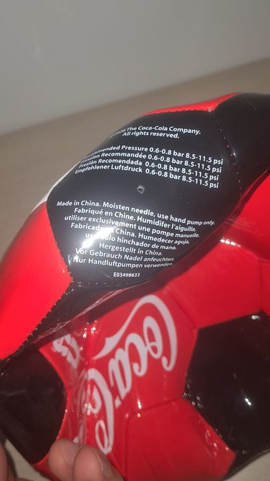 Minge de colecție football Coca Cola 2026