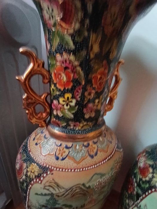 Vaze ceramica pictate manual mărime mare