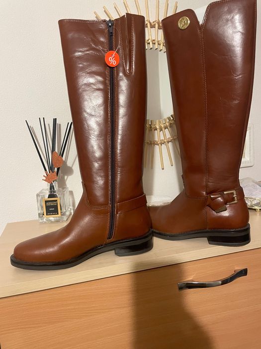 Vând cizme lungi benvenutti 35 noi piele