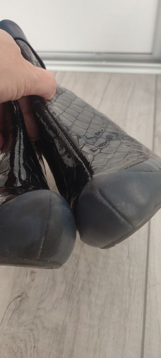 Botine cu platforma D&J Exclusiv, piele, 37