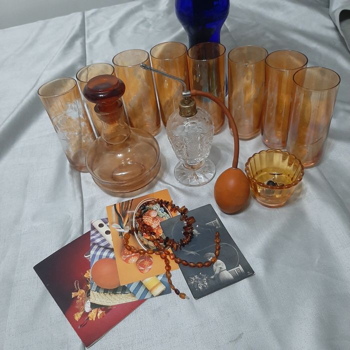 Стаканы Чехия с графином