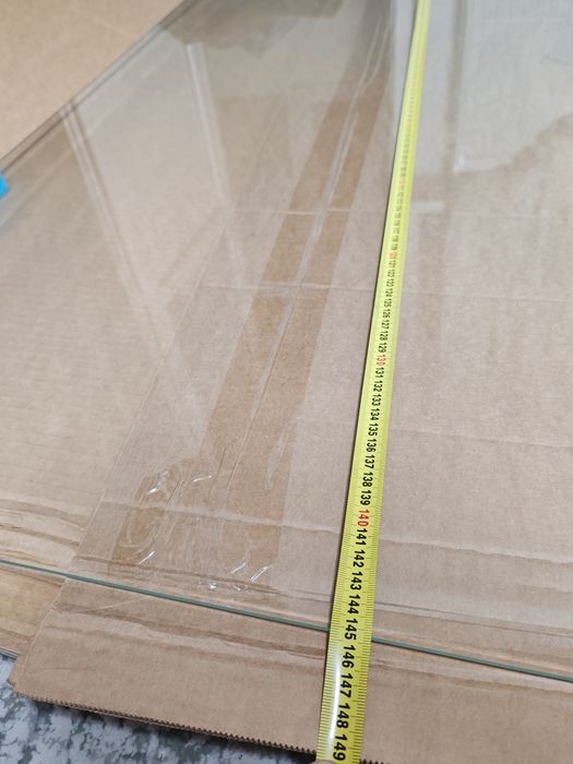 Paravan cadă batant (sticlă securizată)