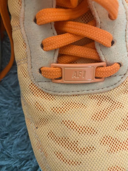 Adidasi Nike Air Force 1 portocalii