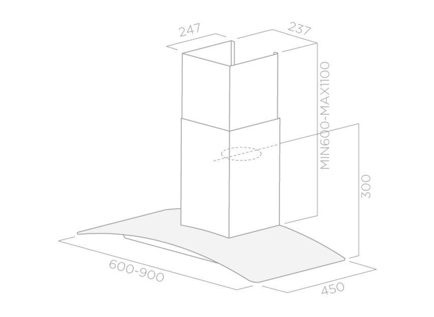 Вытяжки elica cyder ix/a/90tc