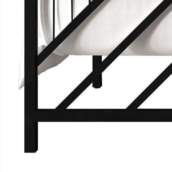 Металлическая Кровать Двухспальная, Темир Кровать Стиле Hi-tech,