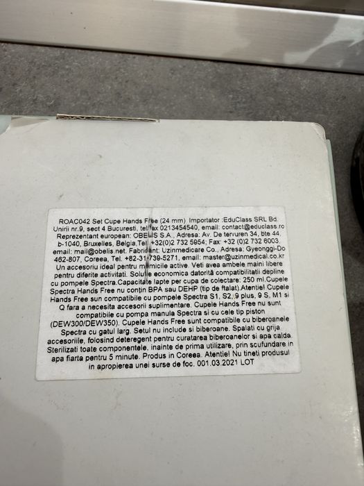 Cupe handsfree Spectra