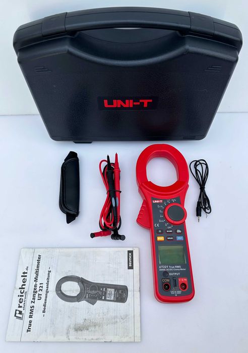 UNi-T UT221True RMS - Нови цифрови амперклещи 2000A AC/DC