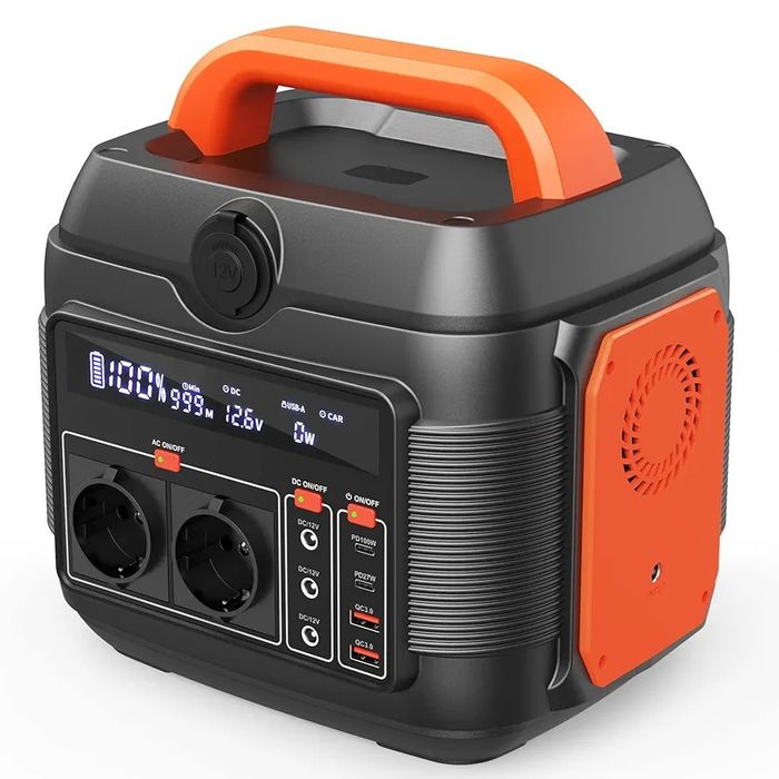 Мощна Преносима електроцентрала с голям капацитет SANFOU, 576Wh/1600