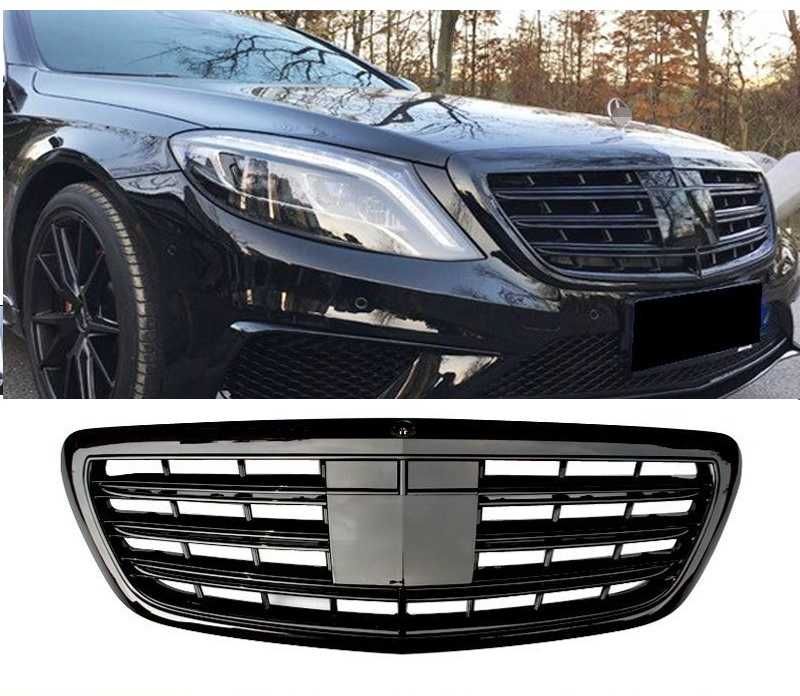 Черен лак решетка AMG Mercedes S класа W222 с Distronic