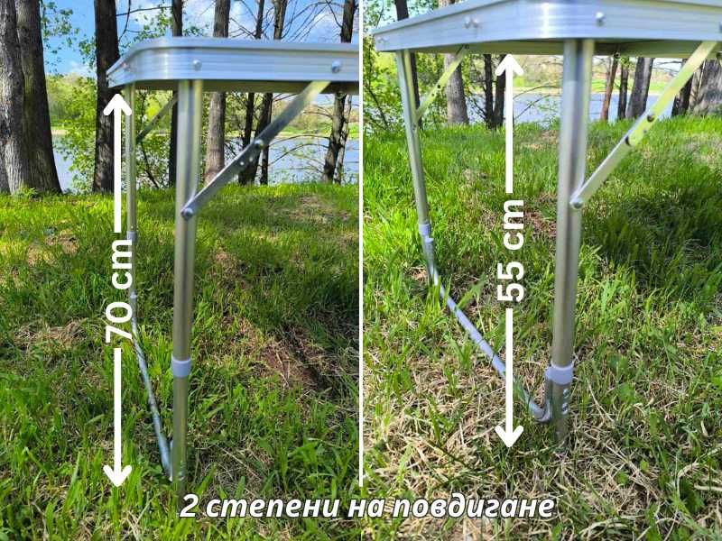 Маса сгъваема 120 х 60см НОВИ