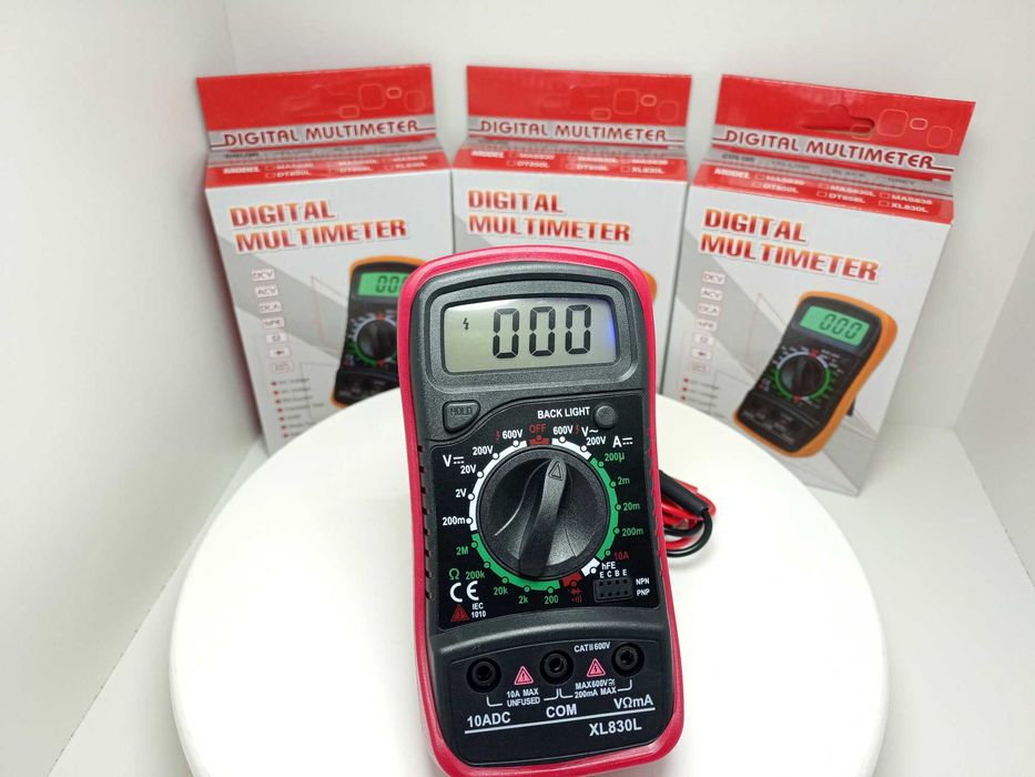 Aparat Masura Electric Multimetru Digital XL830L AVO LED Albastru