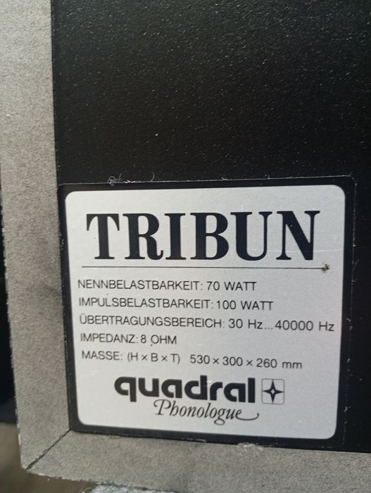 Тонколони QUADRAL Phonologue Tribun