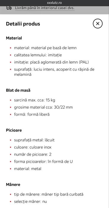 Birou din lemn pentru colț