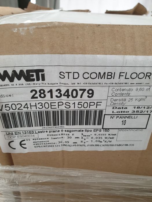 Vand plăci cu nuturi 30 mm total 50 mm