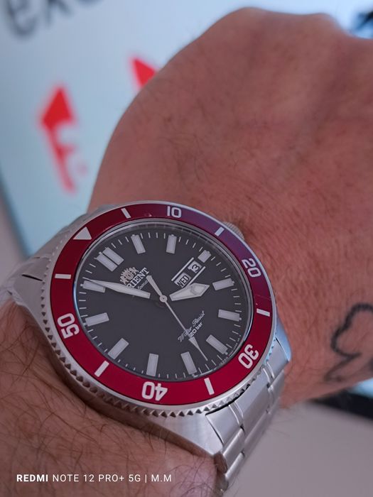 Ceas Orient Kano, geam safir cristal