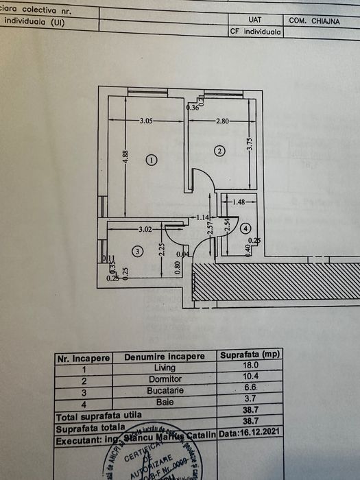 Apartament decomandat