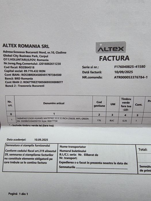 TABLETA Huawei MatePad 12x PapperMatte Edition