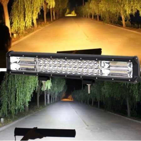 Led bar bicolor 288 w, functie flash, blits, selectabil