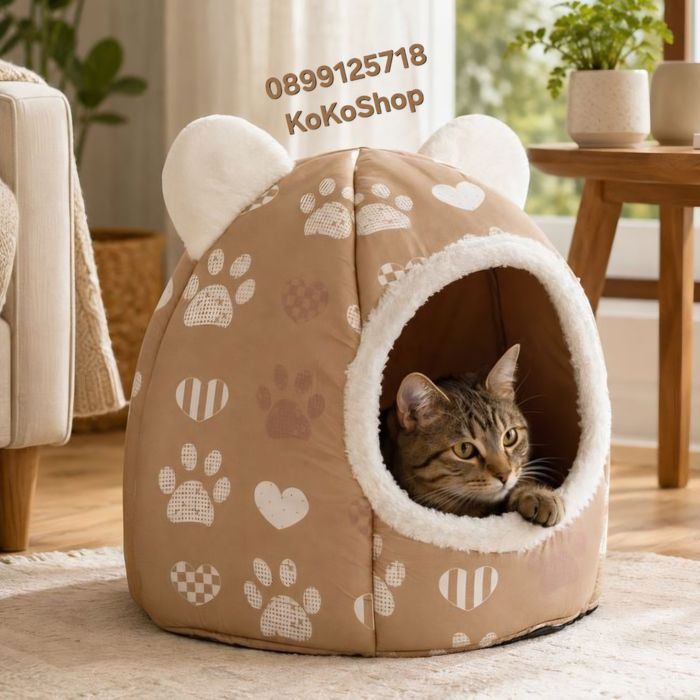Къщичка за котки, легло за котки - 43 x 43 x 38 см.
