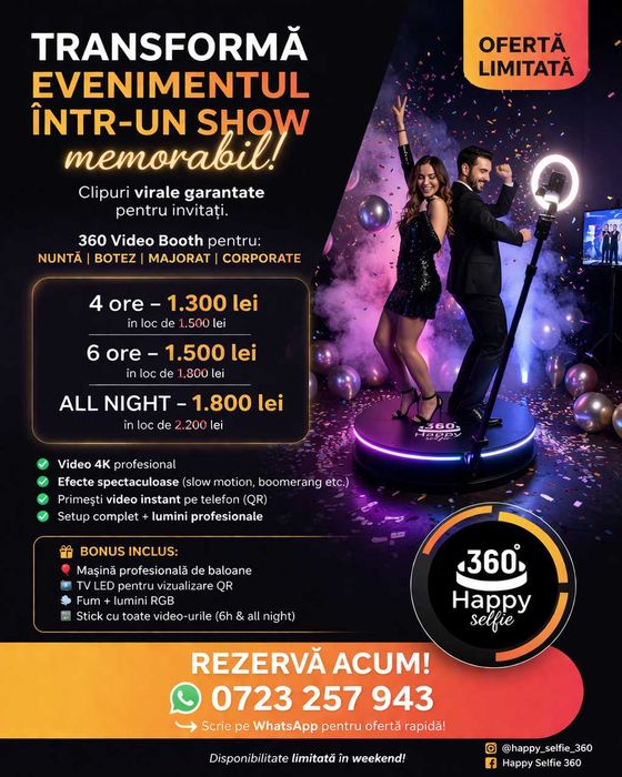 Super Oferte Premium 2026 Happy Selfie 360