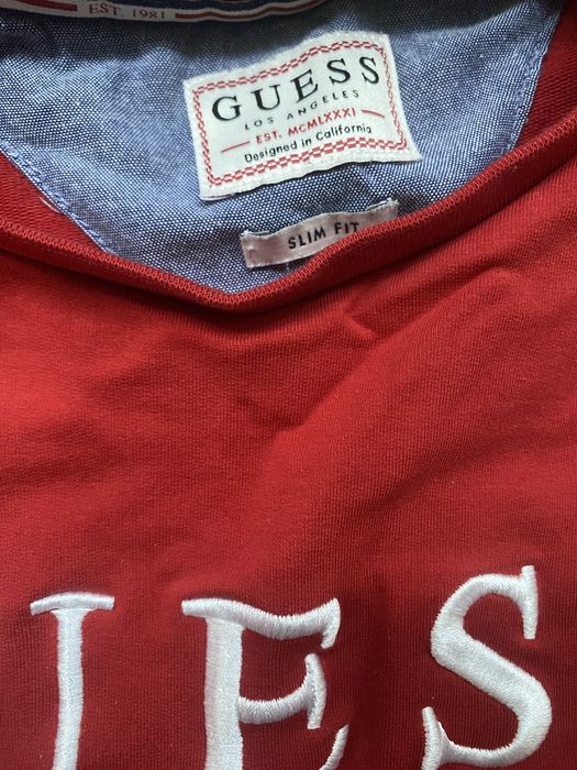Оригинална Мъжка блуза Guess размер М без следи от носене