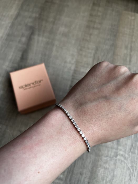 Brățară tennis argint 925 cu zirconii – Splend’or – nouă