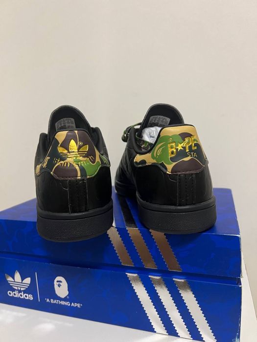 Adidas Stan Smith Bape 30th Anniversary Black