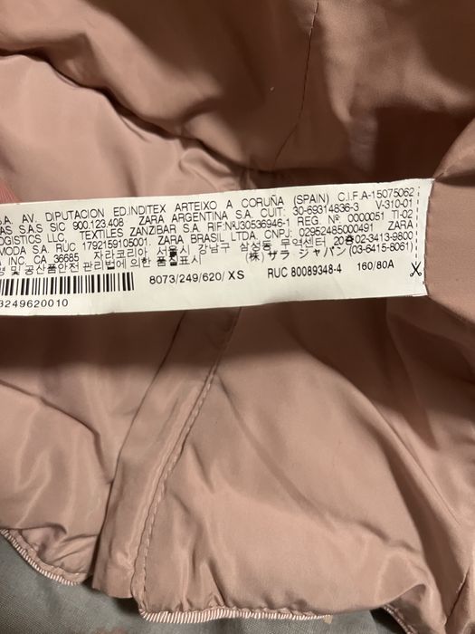 Яке от Зара Пепел от роза