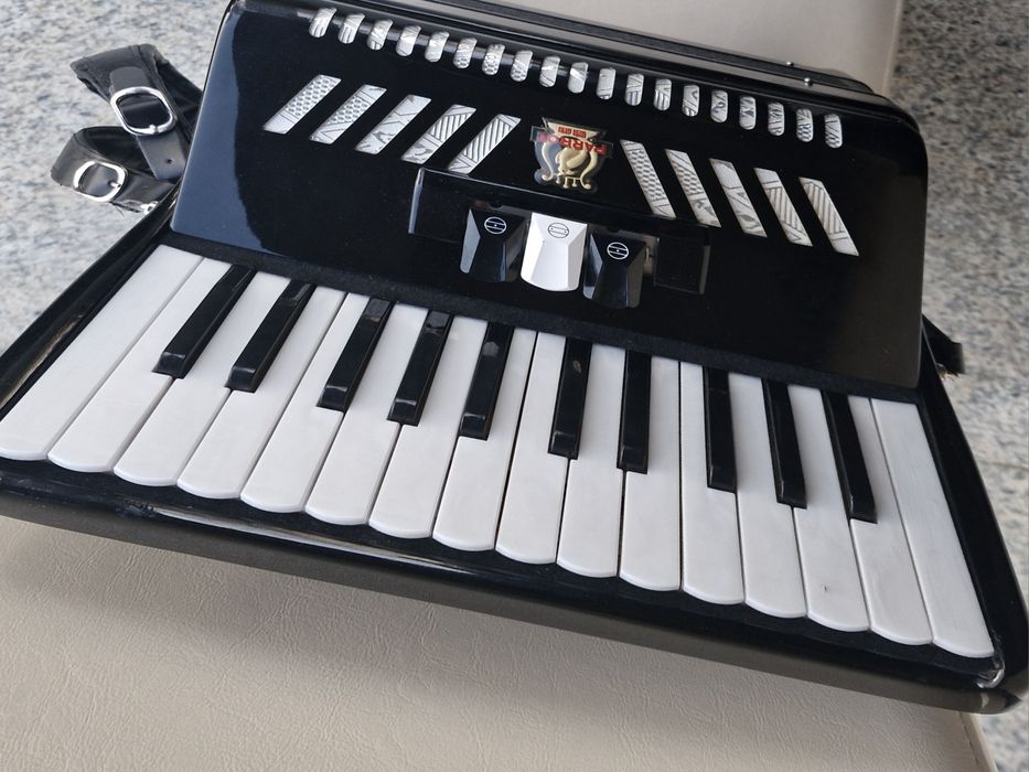 Acordeon Parrot cu 48 basi negru