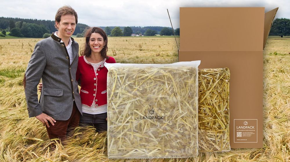 Термоупаковка из соломы