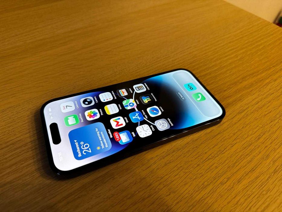 Apple iPhone 14 Pro 128 GB, intr-o stare foarte buna, fara zgarieturi, liber de retea