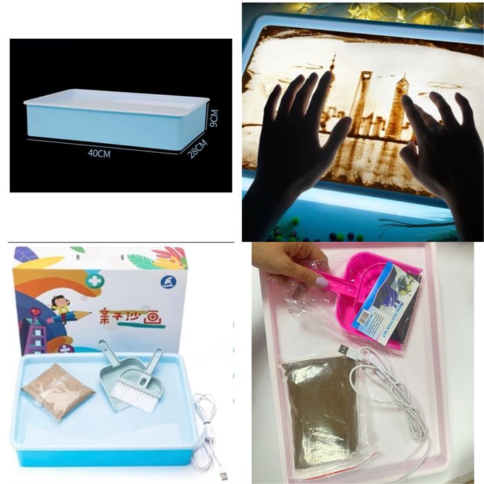 Рисование песком