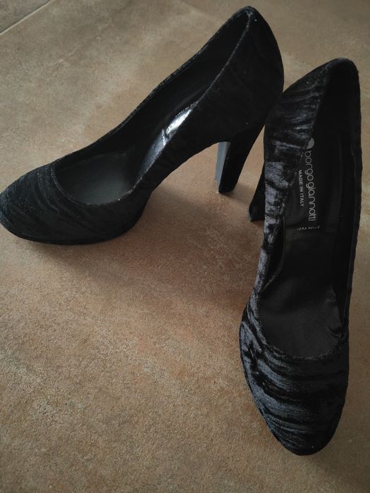 Pantofi dama  din catifea