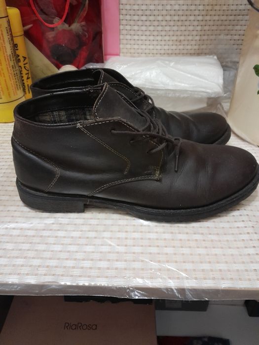 Продам кожаные ботинки