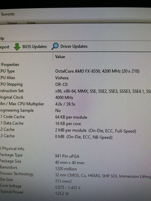 Kit AMD FX 8350 20 Gb cooler