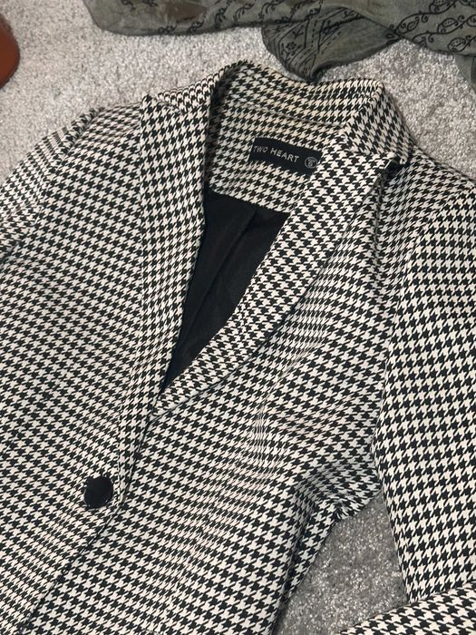 Памучно, вталено, класическо сако Two Hearts