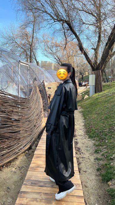 Trench Zara piele ecologica