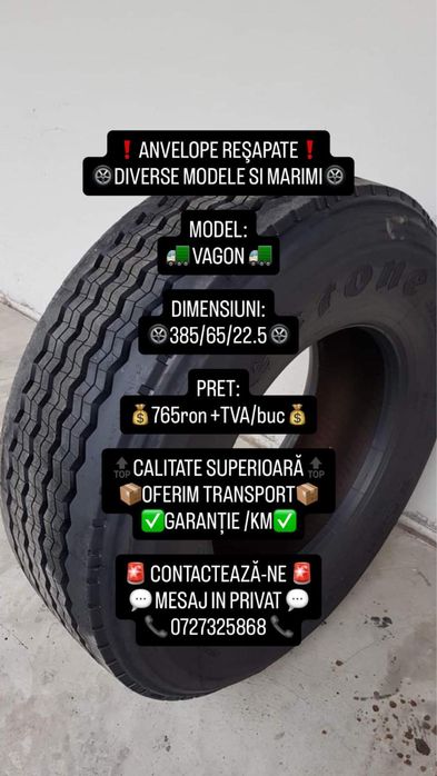Cauciucuri resapate camioane - mai multe dimensiuni