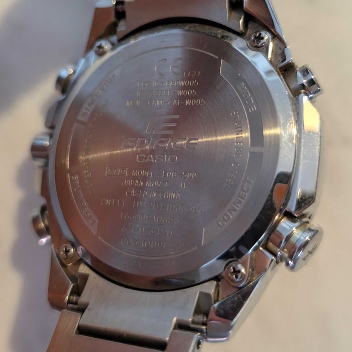 Casio Edifice EQB-500 Bluetooth Tough Solar, inox