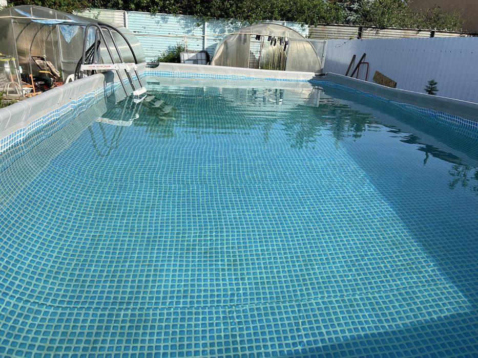 Каркасный бассейн intex 732 см длина.