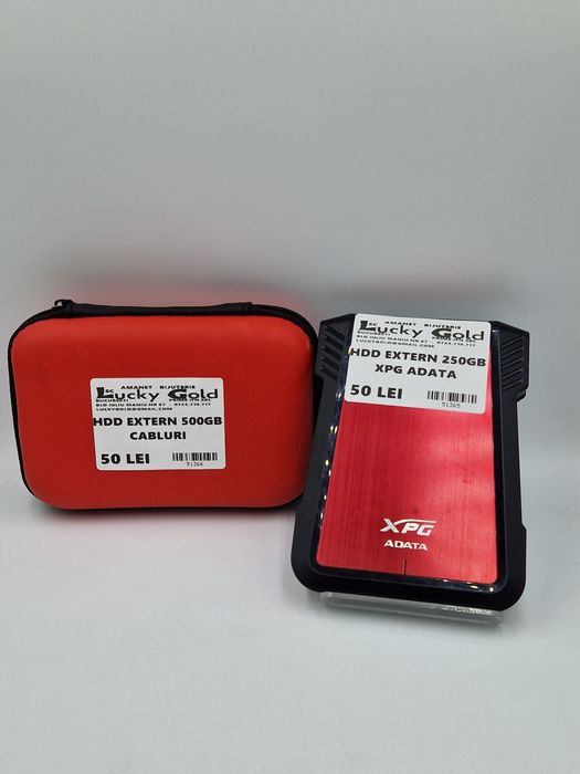 HDD extern 500gb/250gb Garantie! #51366 #51365