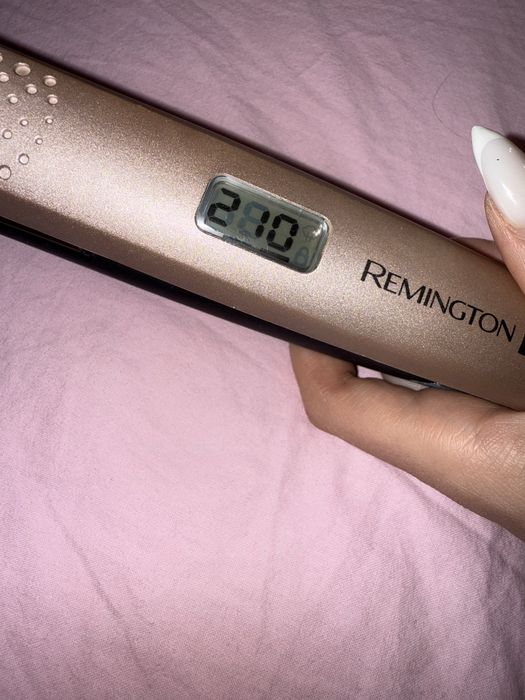 Преса за коса Wet2Straight, REMINGTON, 230°C, керамична, кафяво-черна