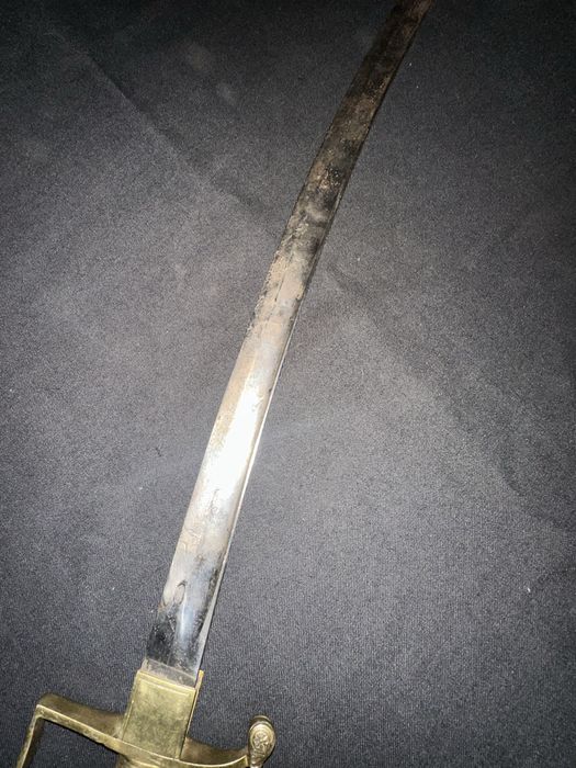 Sabie Originală de Ofiter Cavalerie! Sec XIX , Lamă curbată! 100 cm!!