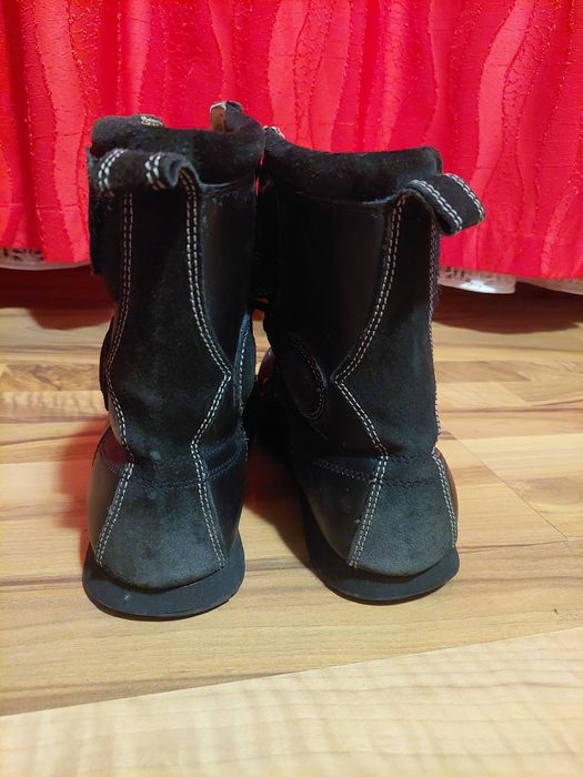 Ghete moto Polo,piele și piele intoarsa,mărime 41