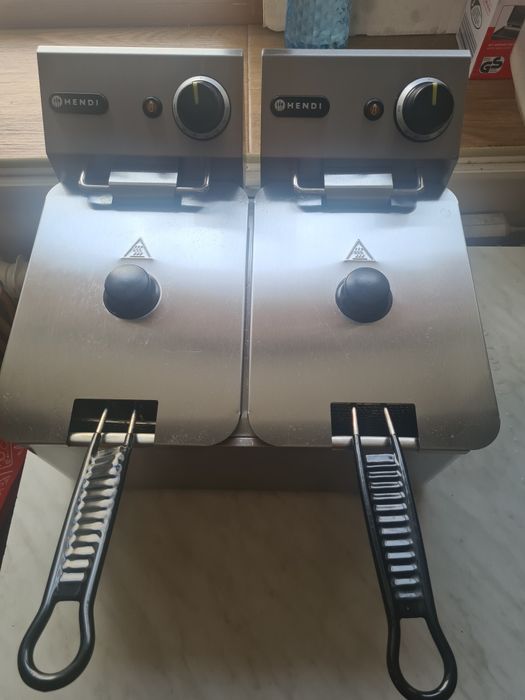 Friteuza electrica profesionala 2x4 lt