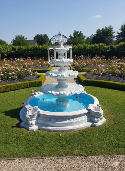 Fantanile Artezine din beton . Pretul este de 1750 lei fara piscina