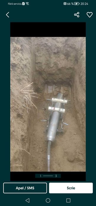 Executam foraje subtraversari subterane cu racheta pneumatica