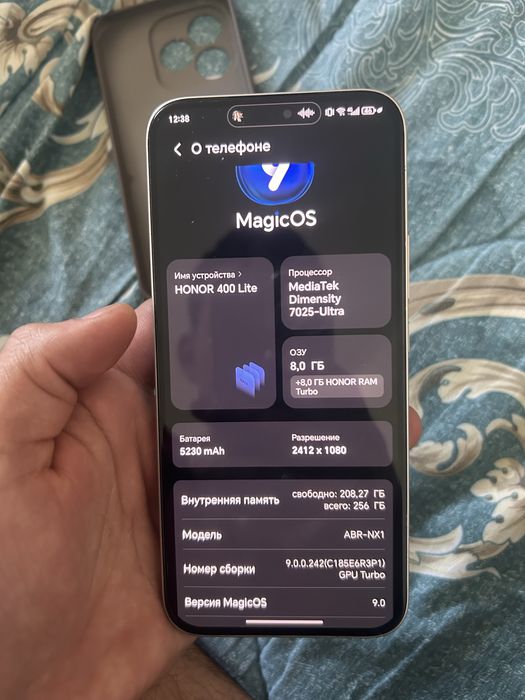 Honor 400 lite, 256 gb, серебристый.