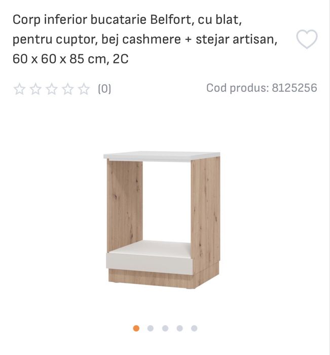 Corp cuptor incorporabil